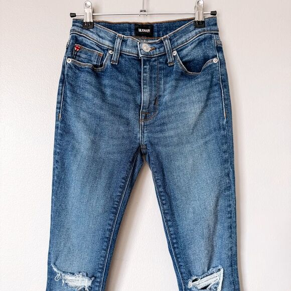 Hudson Blair Super Skinny Medium Denim Size 24 - Picture 3 of 8